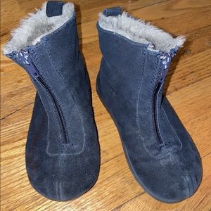 Sno-walk Girls Navy Blue Booties -11
